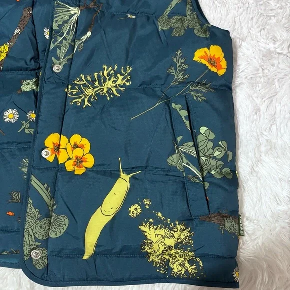 Parks Project Women's Floral Vest - Teal - Picture 7 of 12